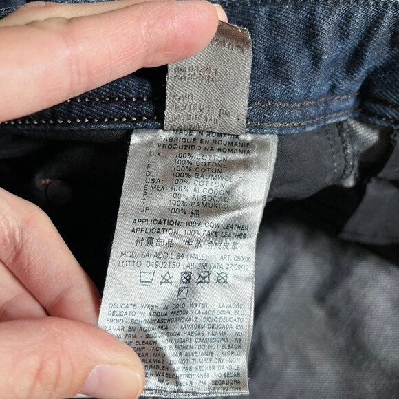 Diesel Safado Slim Straight Button Fly Jeans - Men's Size 30*34(Fit 30*31) - Picture 8 of 13